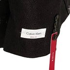 Calvin Klein Men's 42 Long Sport Coat Slim Fit Brown Herringbone Wool