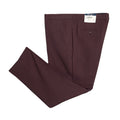 Nautica Ceylon Dress Pant Men's 46x32 Flat Front Active Stretch Burgundy