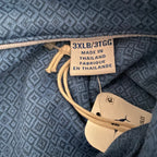 Tommy Bahama Shirt Men's 3XLB Big & Tall "San Lucio Stretch" Long Slv Blue