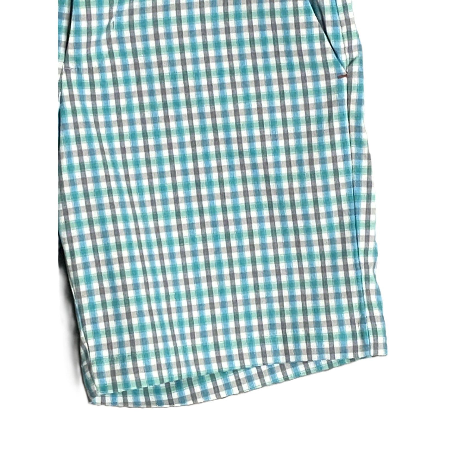 Tommy Bahama Men's 28x8 Island Zone Shorts Blue Gray White Check