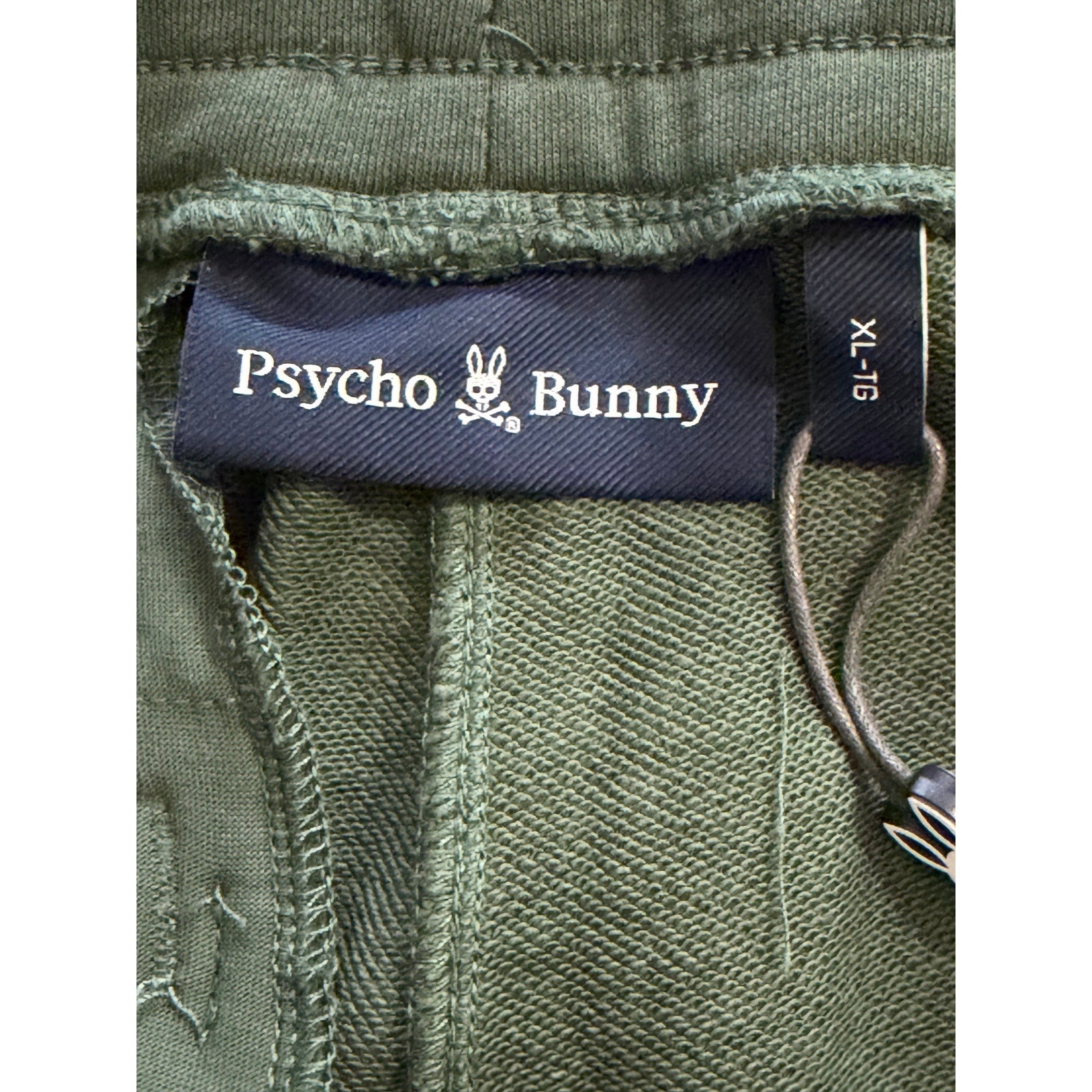 Psycho Bunny Men's Jogger XL Elastic Drawstring Waist Pockets Garden Topiary