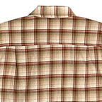 Liverpool Los Angeles Shirt Men's Small Casual Button-Up Shirt Brown Gingham