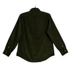 Polo Ralph Lauren Shirt Men's Large Corduroy Classic Fit Long Sleeve Olive