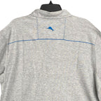 Tommy Bahama Polo Shirt Men's XL Island Zone Pima Cotton Gray Heather