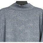 Quieti 1/4 Zip Pullover Men's XXL Mock Neck Stretch Fabric Blue