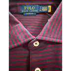 Polo Ralph Lauren Shirt Men's Small Classic Fit Polo Shirt Blue Red Stripe