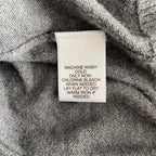 Daniel Cremieux V-Neck Sweater Men's Medium Pima Cotton Cashmere Blend Gray