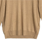 Polo Ralph Lauren Men's XXL V-Neck Sweater Merino Wool Brown