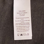 Faherty Polo Shirt Men's XL Reserve Short Sleeve Linen Washed Black