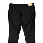 Hickey Freeman Suit Pant Men's 43W Classic Fit Stretch Wool Blend Charcoal