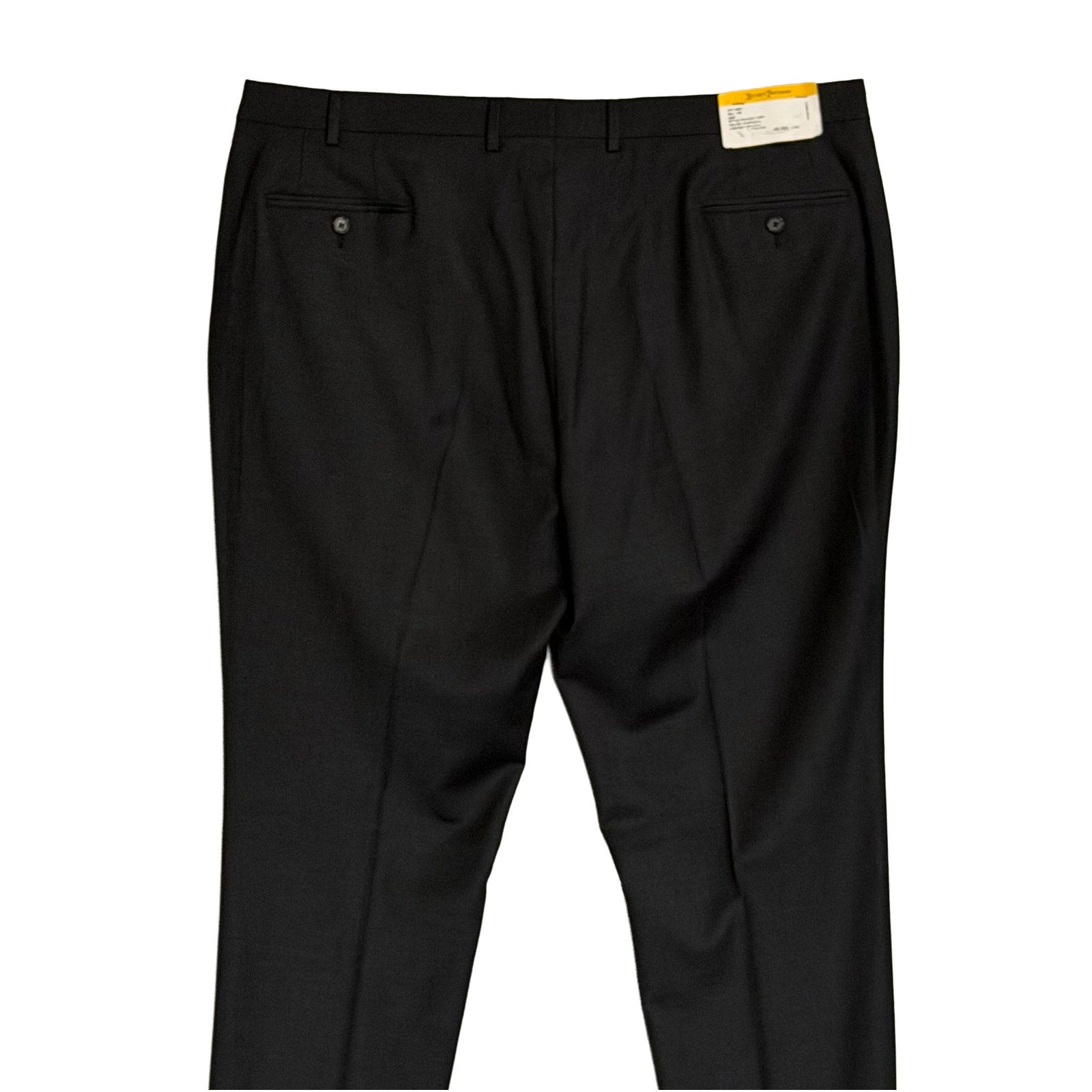 Hickey Freeman Suit Pant Men's 43W Classic Fit Stretch Wool Blend Charcoal