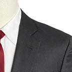 Armani Exchange Suit Jacket Men's 40 Regular Wool Solid Grey NEW