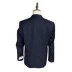 Lauren Ralph Lauren Suit Jacket Men's 40 Short Classic Fit Navy Blue Wool