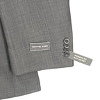 Michael Kors Suit Jacket Men's 50 Long Modern Fit Wool Blend Light Grey