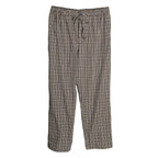Hart Schaffner Marx Sleepwear Men's Large Pajama Set Brown Plaid