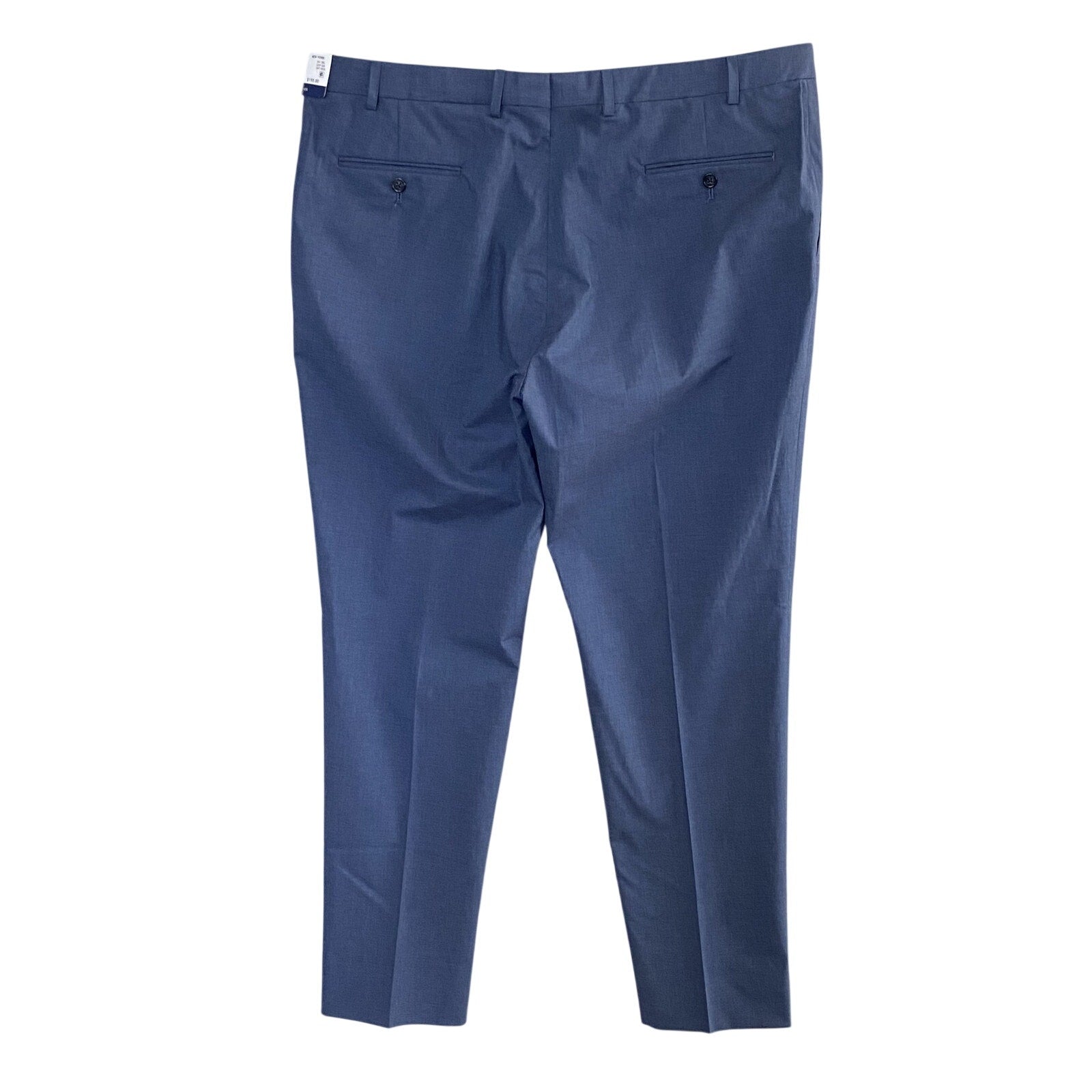 Hart Schaffner Marx Pant Men's 40x30 Dress Pant Platinum New York Fit Blue