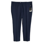 Lauren Ralph Lauren Men's 42x32 Suit Pant Classic Fit Stretch Navy Plaid