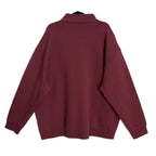 Polo Ralph Lauren Pullover Men's 4XB Big & Tall Mock Neck Snap Button Red