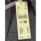 BDG Button-Up Shirt Men's XL Long Sleeve Gray Micro-Houndstooth