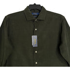 Polo Ralph Lauren Shirt Men's Large Corduroy Classic Fit Long Sleeve Olive
