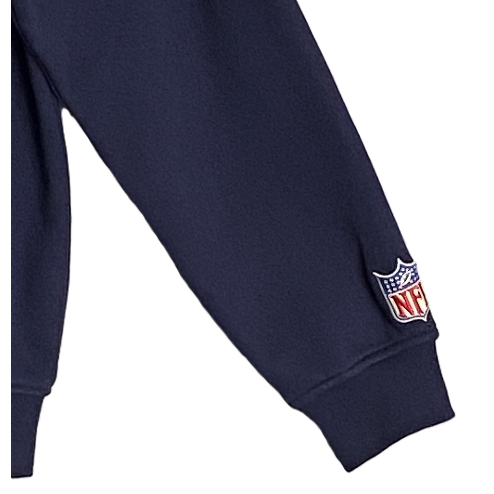 Mitchell & Ness Dallas Cowboys Throwbacks Hoodie Men's Small Full Zip Blue