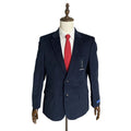 Nautica Sport Coat Men's 42 Regular Corduroy Modern Fit Stretch Dark Blue