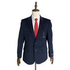 Nautica Sport Coat Men's 42 Regular Corduroy Modern Fit Stretch Dark Blue