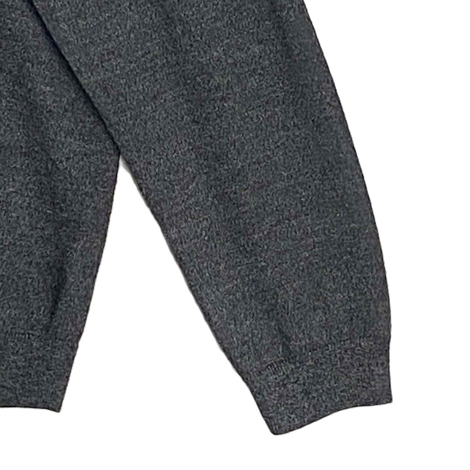 Hart Schaffner Marx Sweater Men's 3XB Big & Tall V-Neck Merino Wool Charcoal