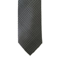 Perry Ellis Portfolio Necktie 3" Black Pearce Plaid Standard Length