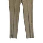 Hickey Freeman Suit Pant Men's 36W Suit Pant Flat Front Stretch Wool Tan