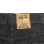 Daniel Cremieux Corduroy Pants Men's 48"x32" Straight Fit Stretch Charcoal