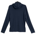 Michael Kors Polo Shirt Hoodie Men's Small Pima Cotton Stretch Dark Blue NEW