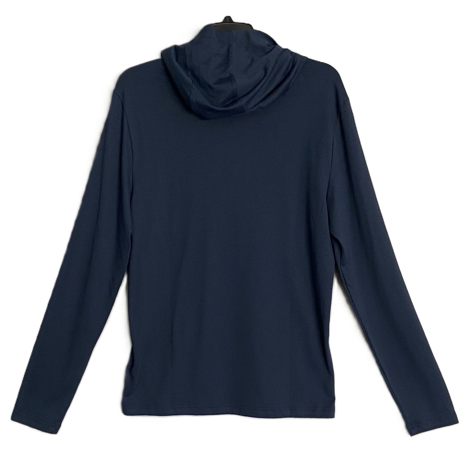 Michael Kors Polo Shirt Hoodie Men's Small Pima Cotton Stretch Dark Blue NEW