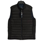 Roundtree & Yorke Down Vest Men's Large Full Zip Packable Pockets Black