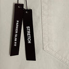 Michael Kors Men's 38x32 Parker Slim Fit Stretch Denim Pants Beige