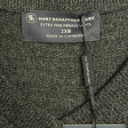 Hart Schaffner Marx Sweater Vest Men's 2XB Big & Tall Wool Charcoal Heather