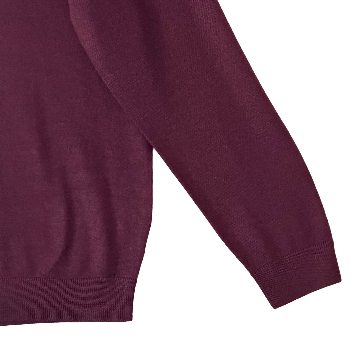 Hart Schaffner Marx Quarter Zip Men's 2XT Big & Tall Merino Wool Merlot Heather