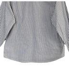 Michael Kors Shirt Men's XXL Slim Fit Long Sleeve Stretch Grey Pinstripe