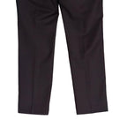 Calvin Klein Suit Pant Men's 32"x30" Slim Fit Stretch Navy Burgundy Check