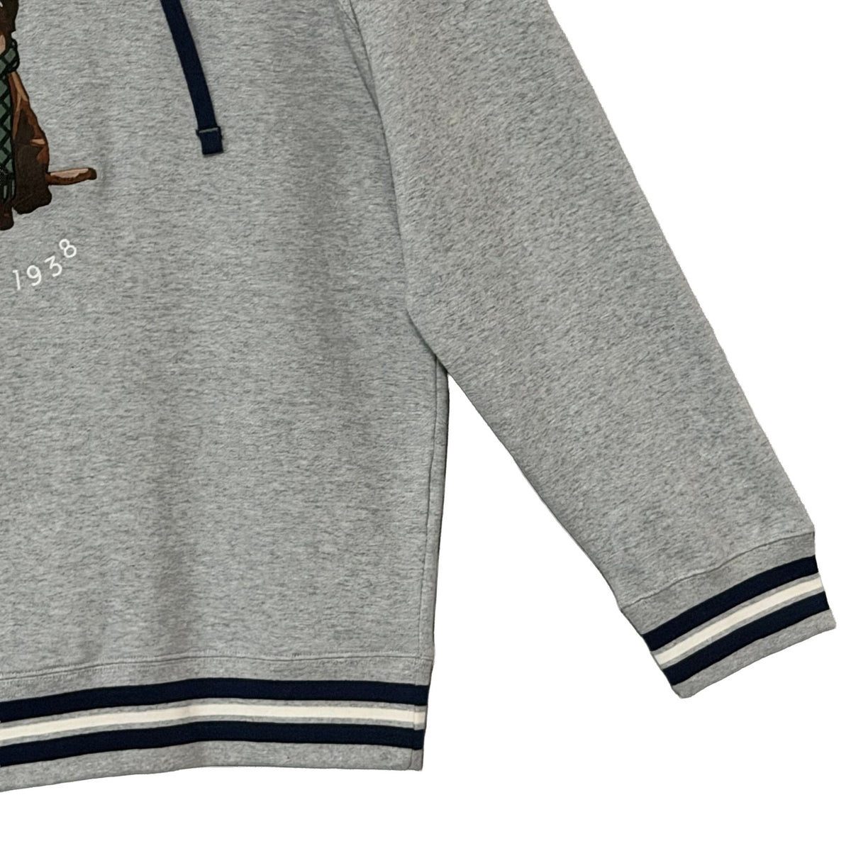 Daniel Cremieux Logo Hoodie Men's XL Drawstring Hood Grey Heather