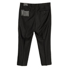 Perry Ellis Dress Pants Men's 36x29 Slim Fit Single Pleat Easy Care Black