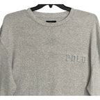 Polo Ralph Lauren Sleepwear Men's XXL Crew Neck Long Sleeve Knit Shirt Grey