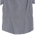 Michael Kors Men's Small Slim Fit Short Sleeve Polo Shirt Blue Gingham