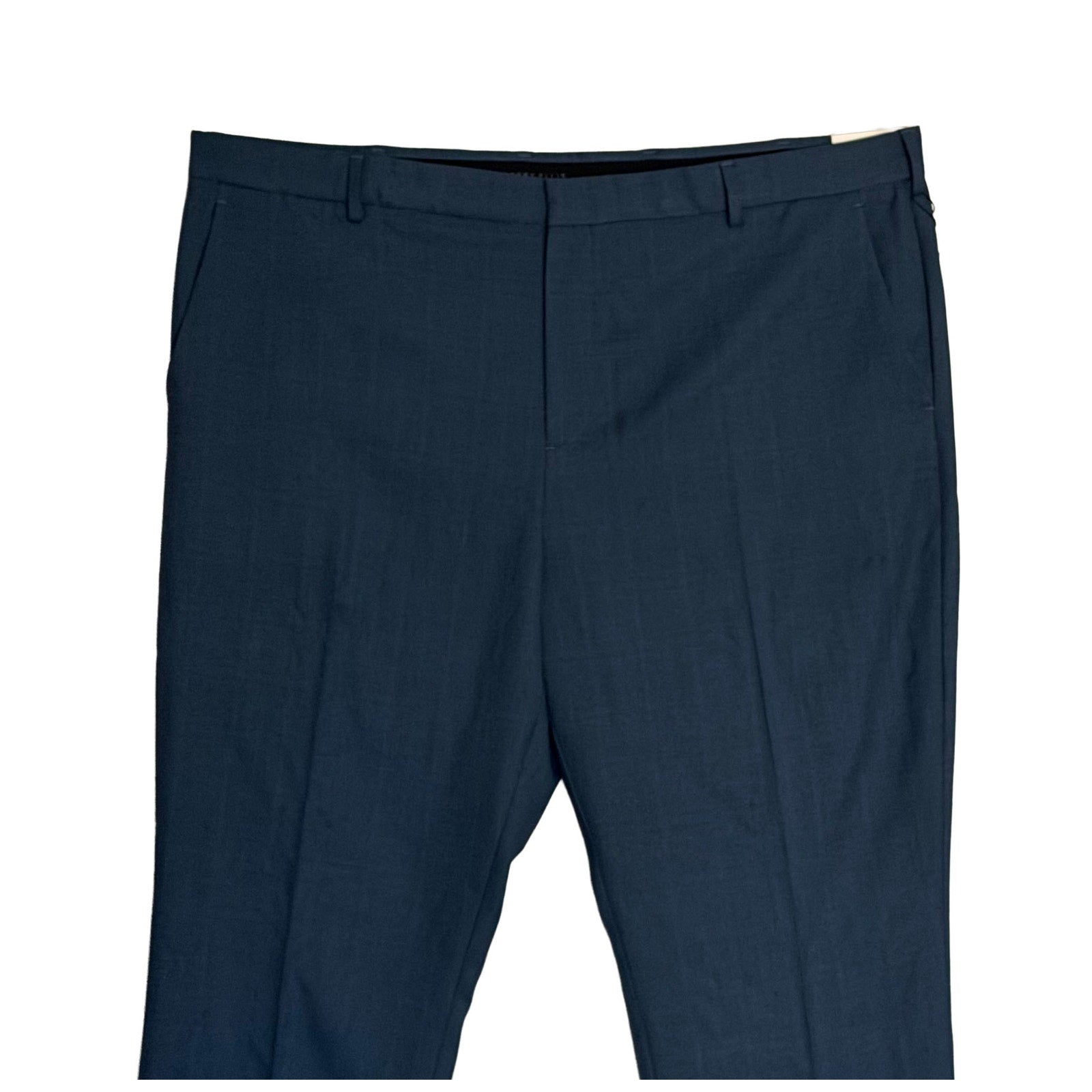 Perry Ellis Portfolio Pants Men's 42"x30" Dress Pants Modern Fit Indigo