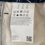 Boss Karlos Shorts Men's 38R Regular Fit Dark Blue Vine Print Stretch