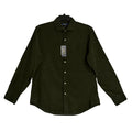 Polo Ralph Lauren Shirt Men's Large Corduroy Classic Fit Long Sleeve Olive