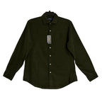 Polo Ralph Lauren Shirt Men's Large Corduroy Classic Fit Long Sleeve Olive