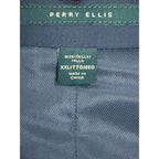 Perry Ellis Suit Vest Men's XXL Classic Fit V-Neck Stretch Fabric Lined Blue