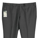 Ted Baker London Joey Pant Men's 42R Wool Dress Pant Solid Gray Raw Hem