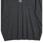 Hart Schaffner Marx Sweater Men's 3XB Big & Tall V-Neck Merino Wool Charcoal